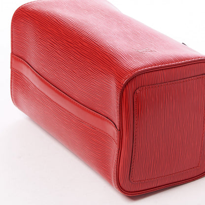 Louis Vuitton Epi Speedy 25 Castillan Red 5 of 9