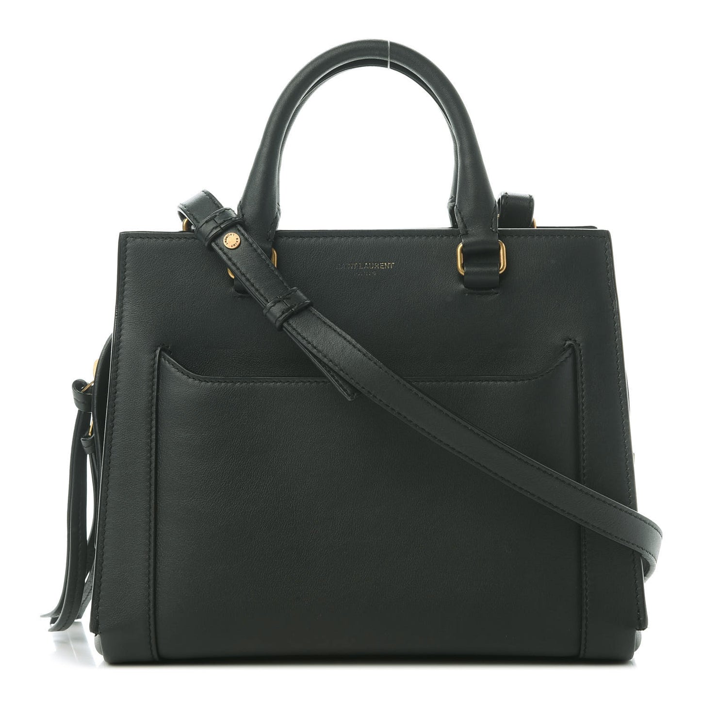 Smooth Calfskin Small East Side Tote Dark Green