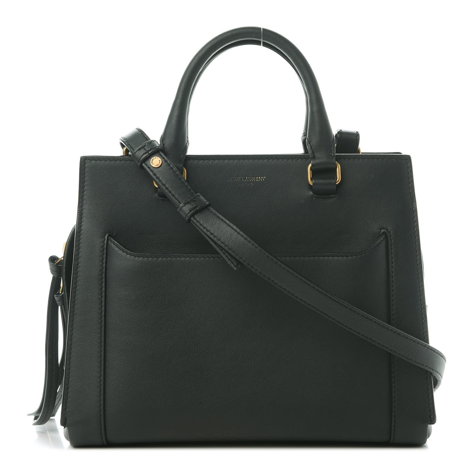 Saint Laurent Smooth Calfskin Small East Side Tote Dark Green 2 of 10