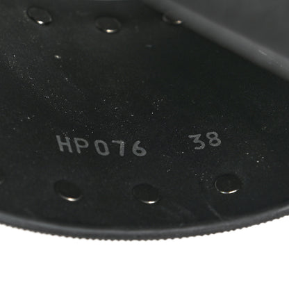 Valentino Garavani Rubber Rockstud Slide Sandals 38 Black 7 of 8