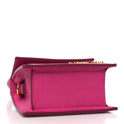 Jacquemus Smooth Calfskin Le Chiquito Dark Pink 4 of 8