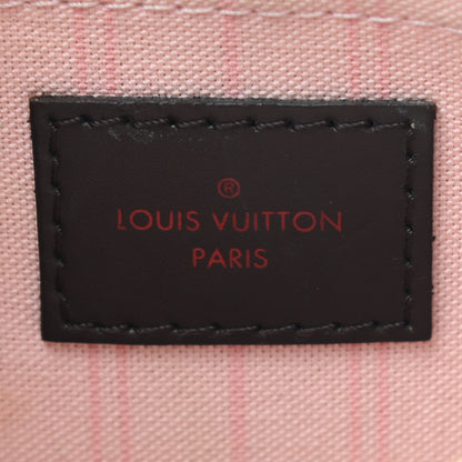 Louis Vuitton Damier Ebene Neverfull MM GM Pochette Rose Ballerine 7 of 12