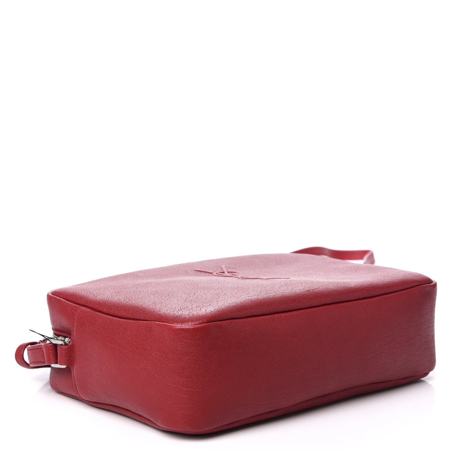 Saint Laurent Lambskin Monogram Small Lou Camera Bag Lipstick Red 4 of 9