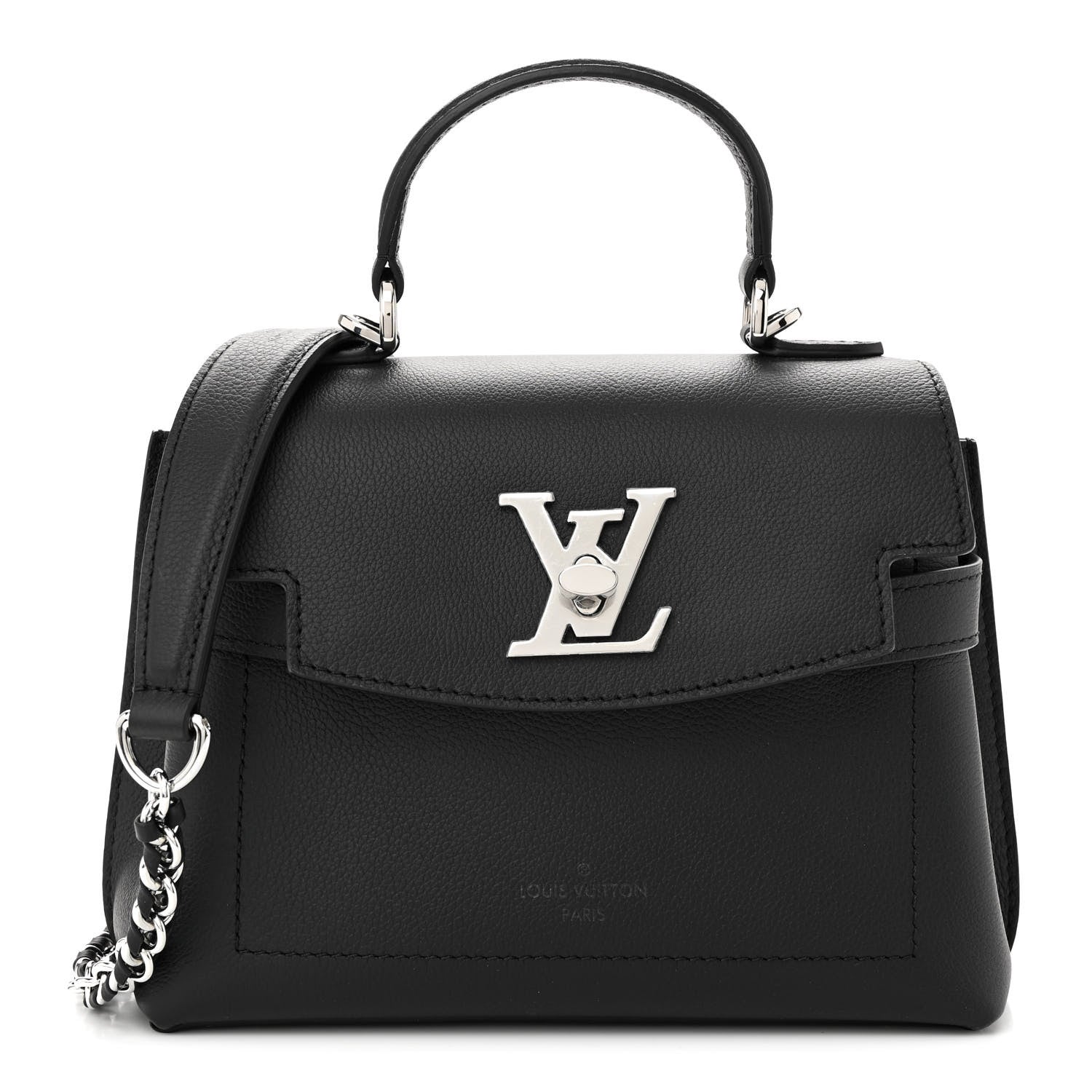 Louis Vuitton Calfskin Lockme Ever Mini Black 1 of 9