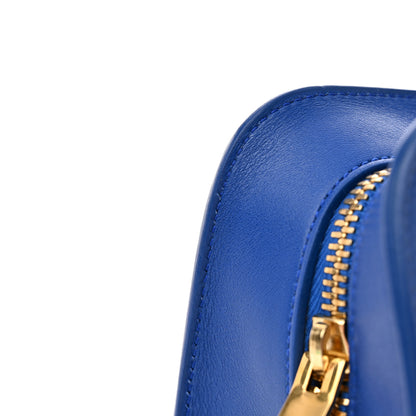 Saint Laurent Calfskin Small Monogram Cabas Blue Majorelle 11 of 12