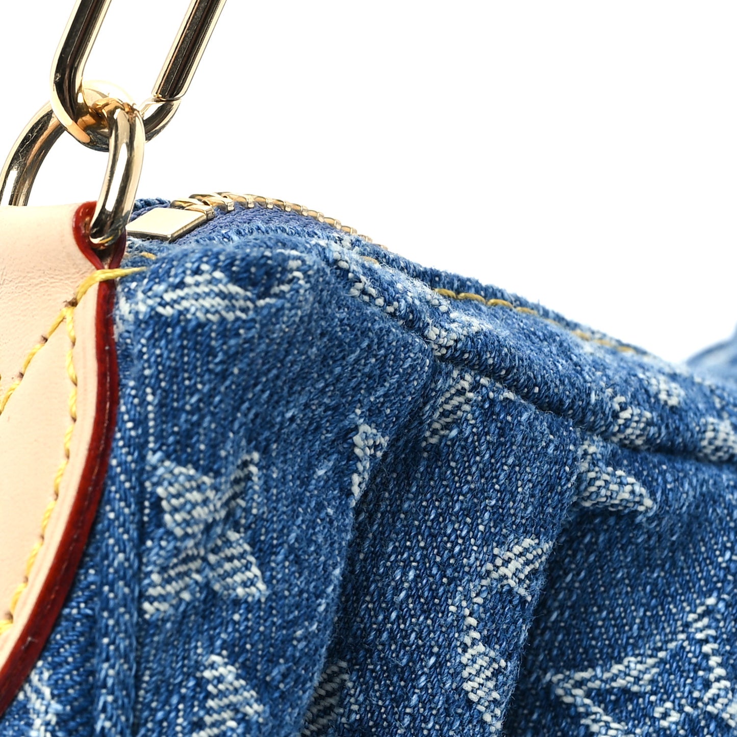 Monogram Denim Pochette Valley  Blue