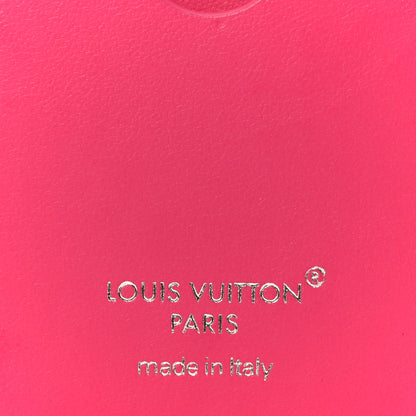 Louis Vuitton Monogram Macassar Magnetic Card Holder Pondichery Pink 5 of 7