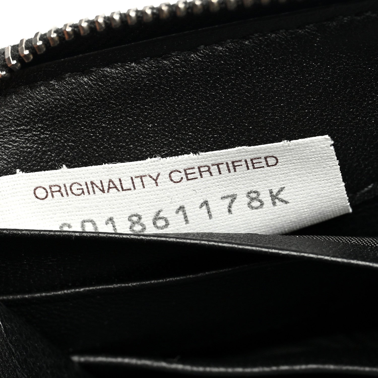 Bottega Veneta Nappa Intrecciato Paint Splatter Print Zip Around Wallet Black 7 of 7