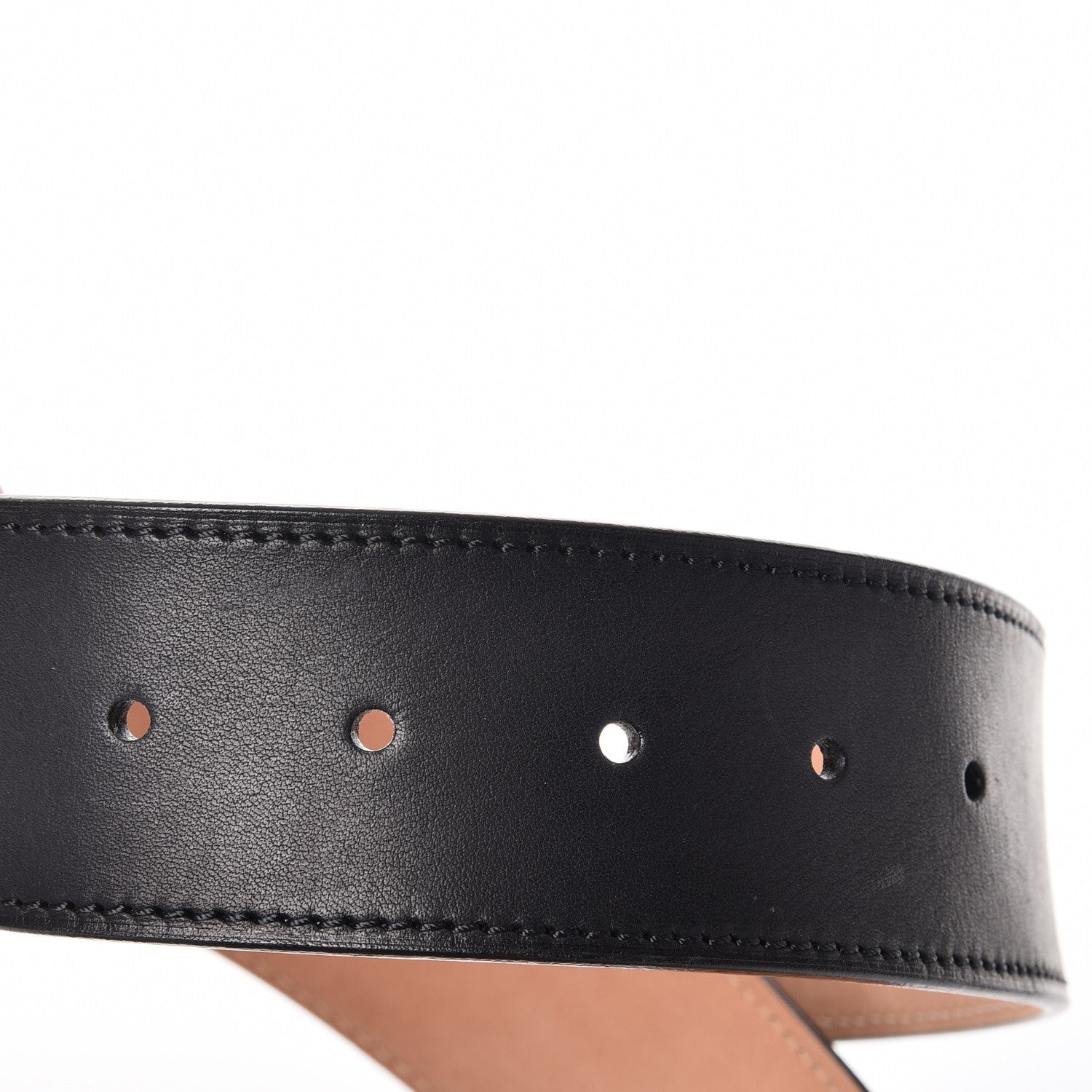 Louis Vuitton Calfskin Eldorador Belt 110 44 Black 6 of 9