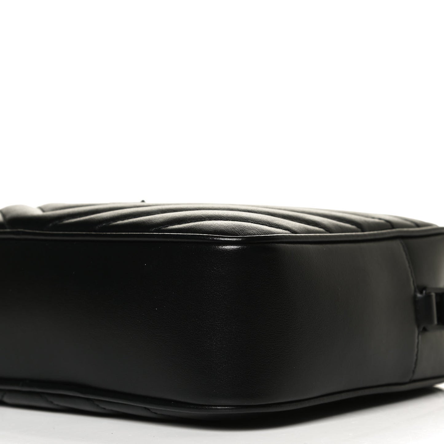Calfskin Matelasse Monogram Lou Camera Bag Black
