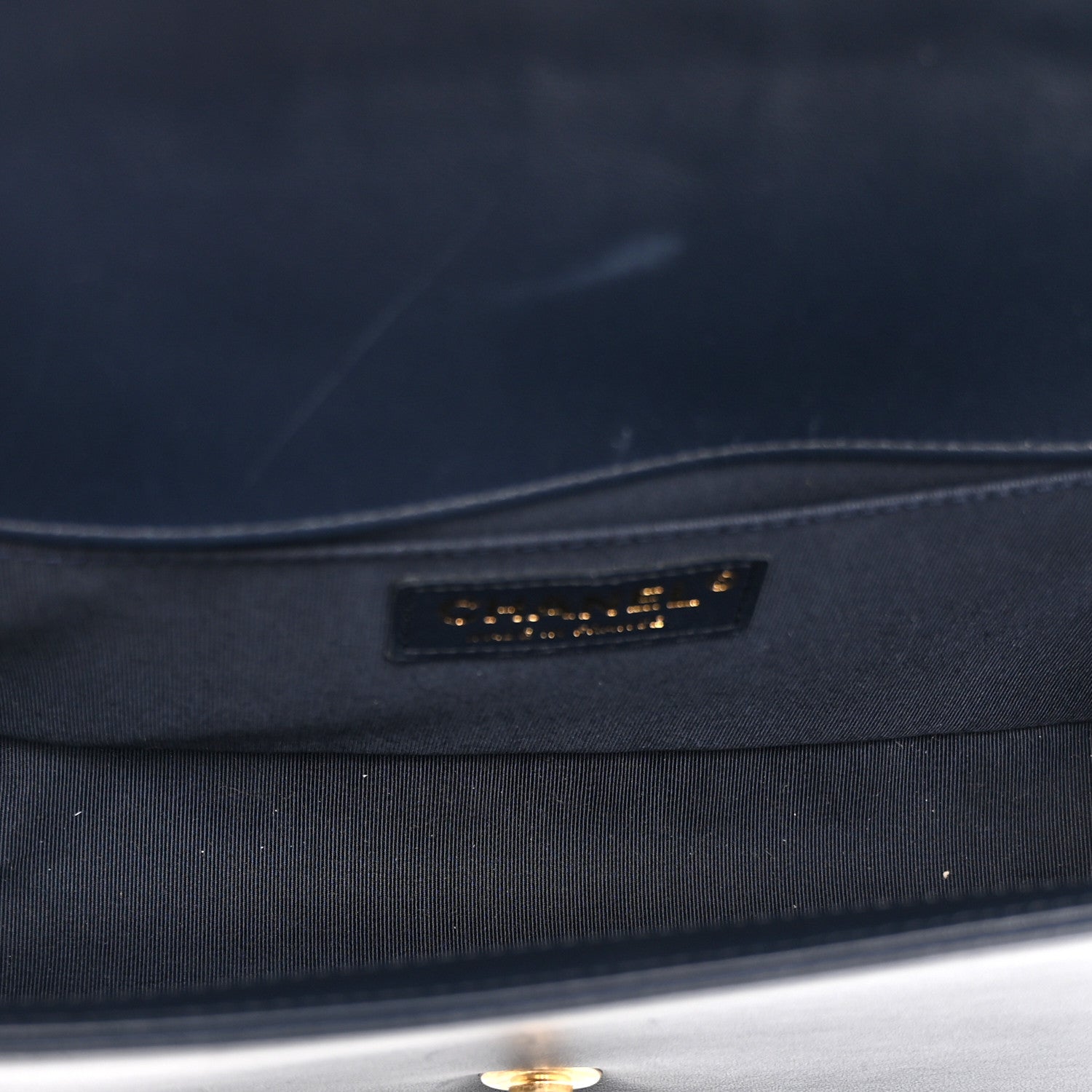 Chanel Lambskin Quilted Medium Boy Flap Dark Navy Navy 9 of 19