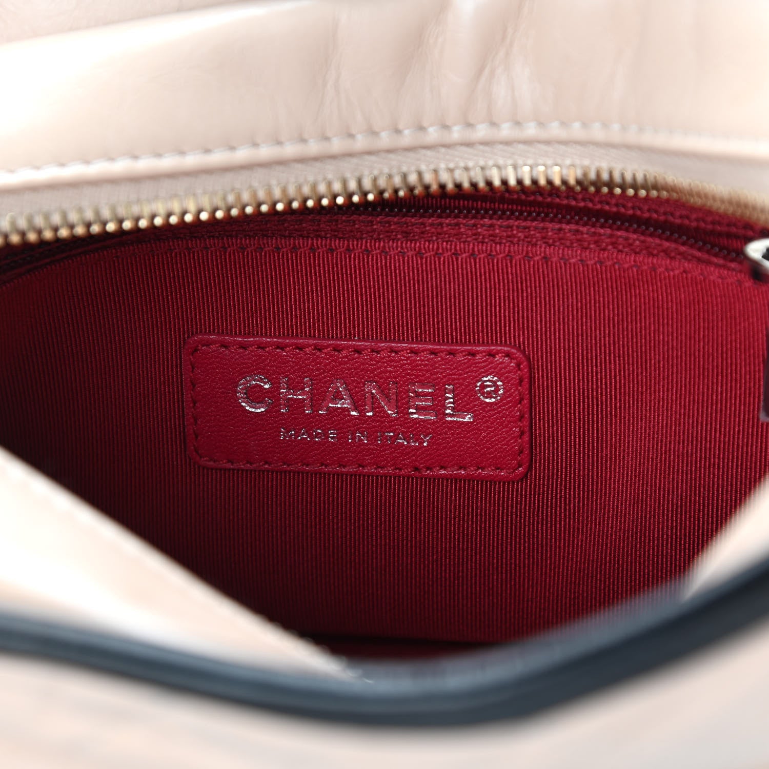 Chanel Aged Calfskin Quilted Small Gabrielle Hobo Beige Black 6 of 11