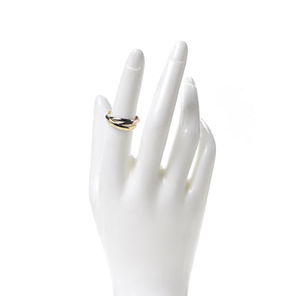 Cartier 18K Pink Yellow White Gold Small Trinity Ring 53 6.25 2 of 6