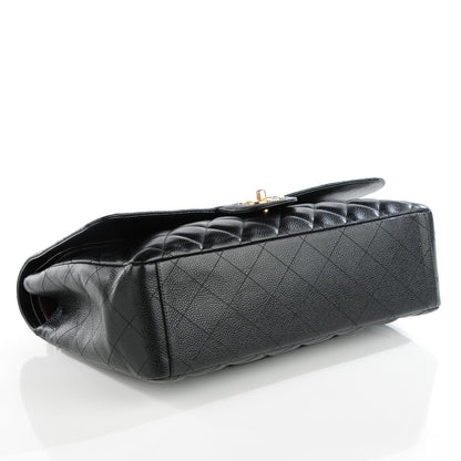 Chanel Caviar Quilted Maxi Double Flap Black 4 of 8