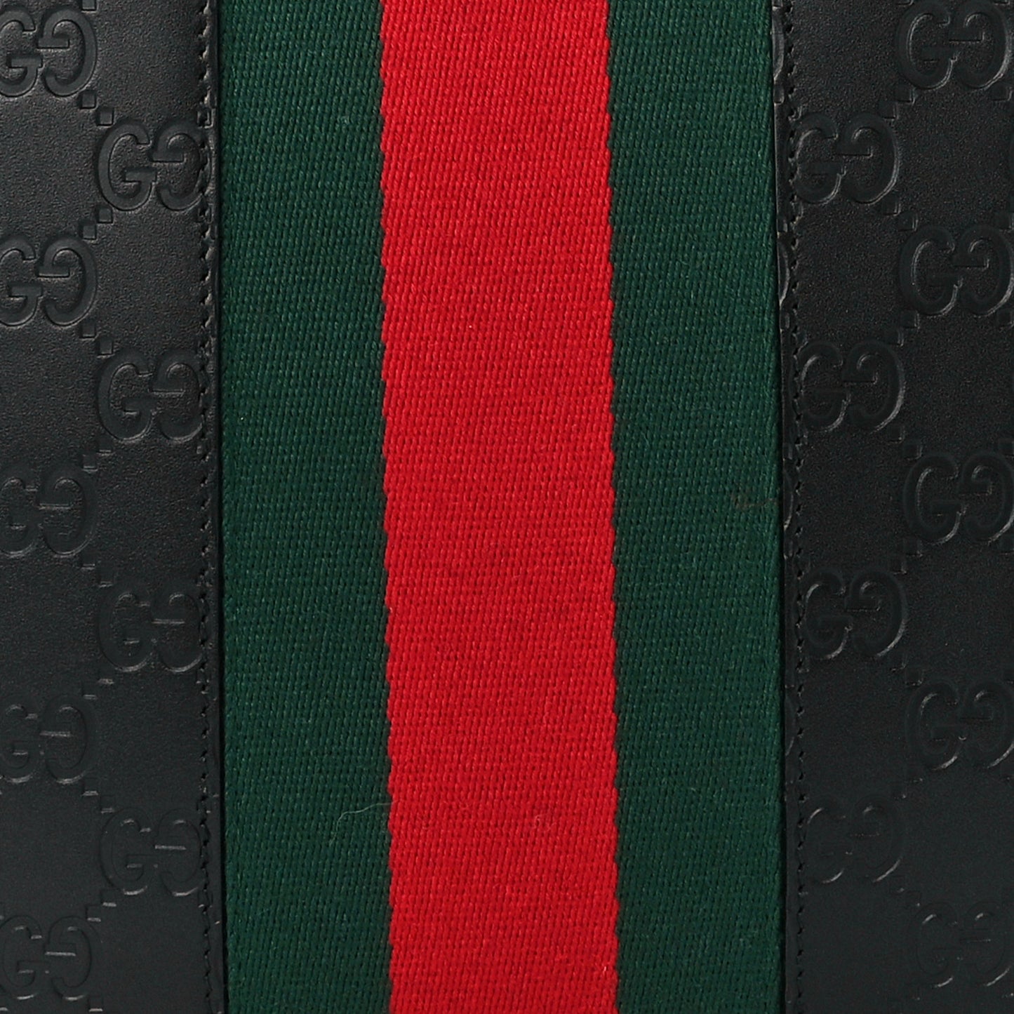 Guccissima Signature Web New Web Cosmetic Case Black