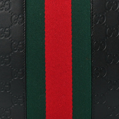 Gucci Guccissima Signature Web New Web Cosmetic Case Black 7 of 10