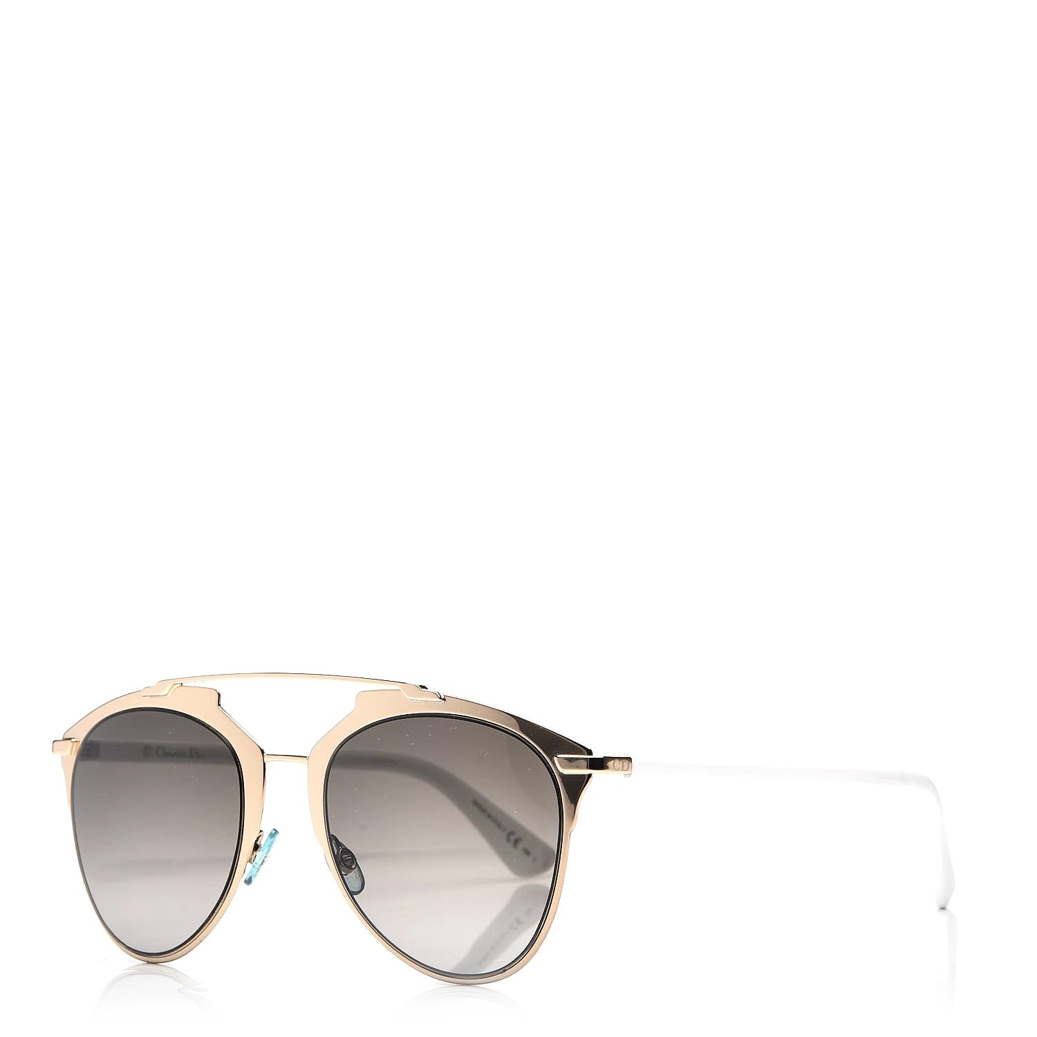 Christian Dior Reflected Sunglasses Rose Gold White 1 of 9