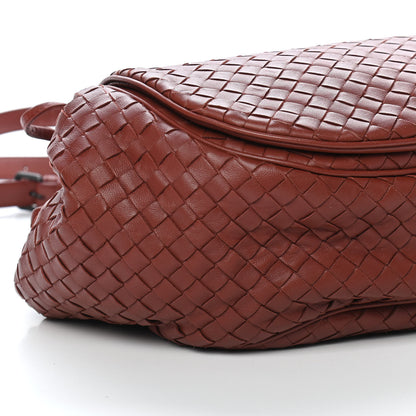 Bottega Veneta Nappa Intrecciato Shoulder Bag Brique 8 of 9
