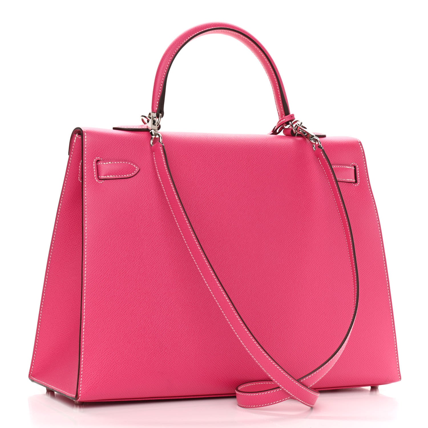 Hermes Epsom Kelly Sellier 32 Rose Tyrien 3 of 12