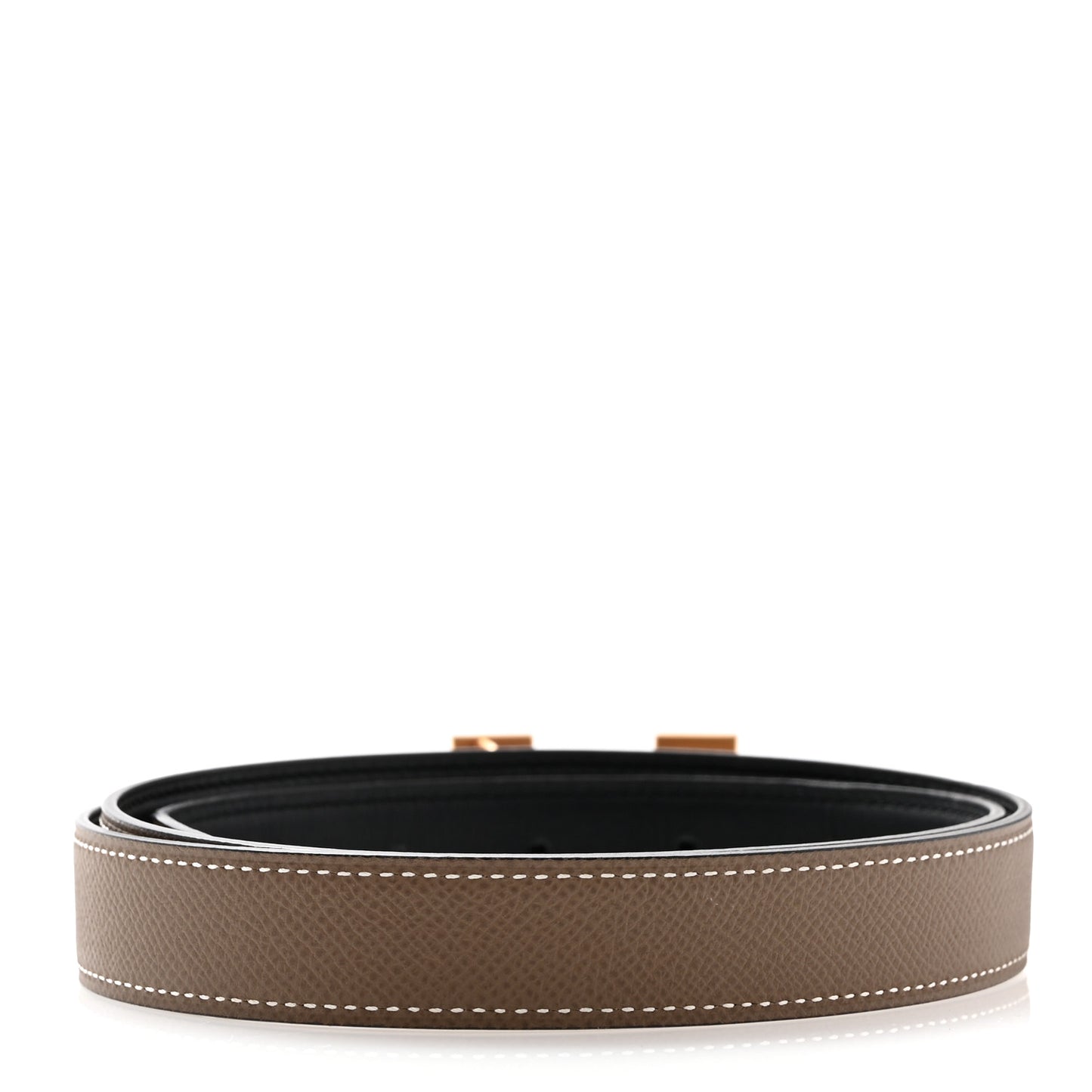 Swift Epsom H Belt 90 36 Black Etoupe