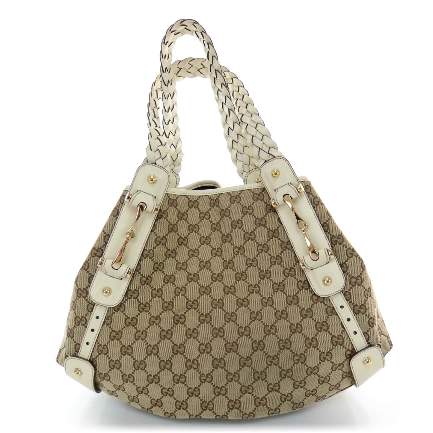 Monogram Medium Pelham Shoulder Bag White