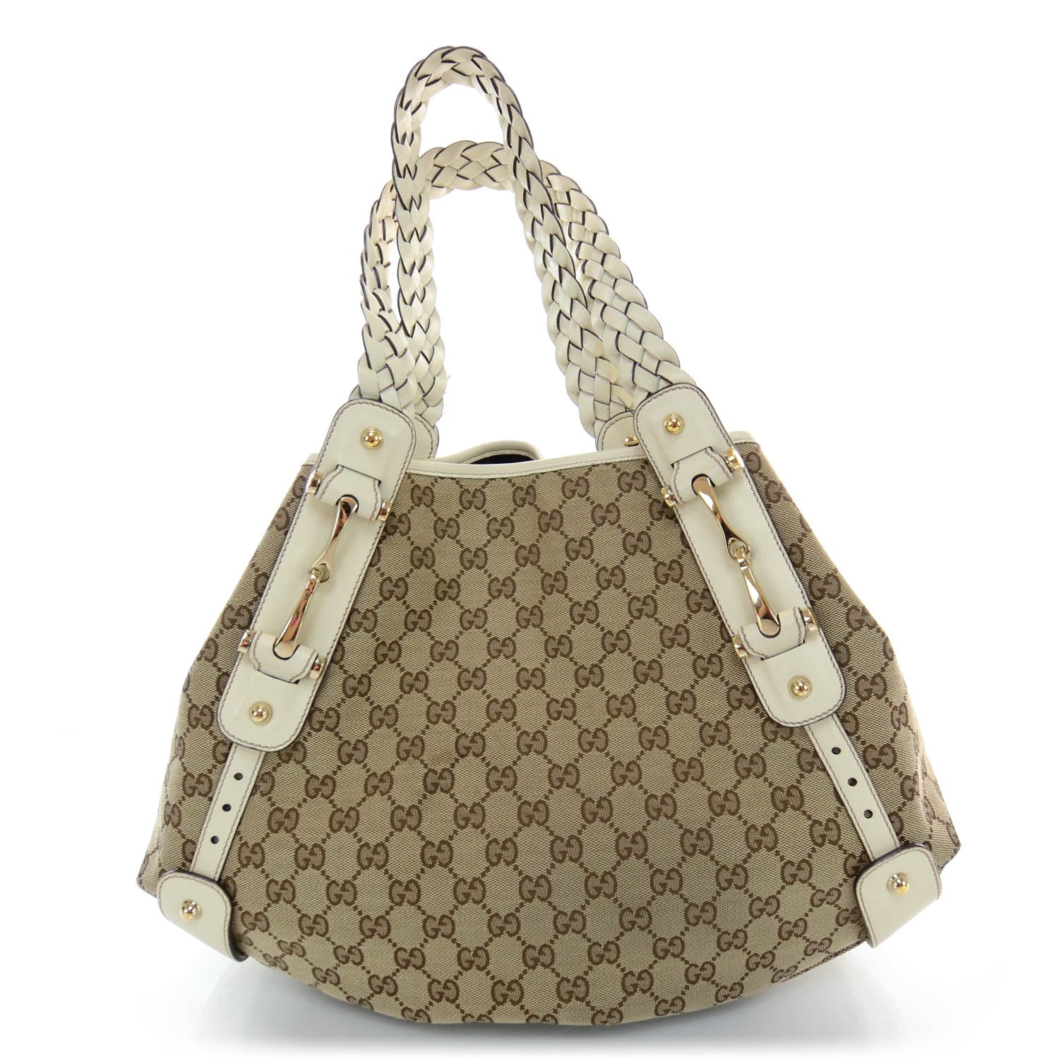 Gucci Monogram Medium Pelham Shoulder Bag White 3 of 8
