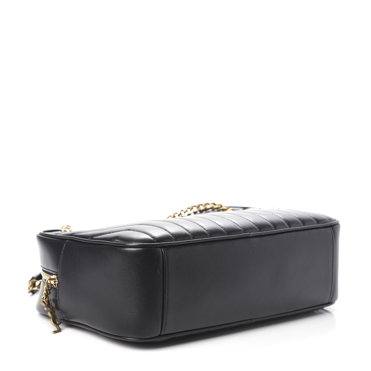 Saint Laurent Calfskin Matelasse Joan Camera Bag Black 4 of 9