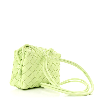 Bottega Veneta Nappa Intrecciato Mini Loop Camera Bag Fennel 3 of 9