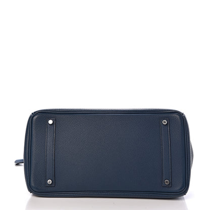 Hermes Togo Birkin 35 Bleu De Prusse 7 of 32