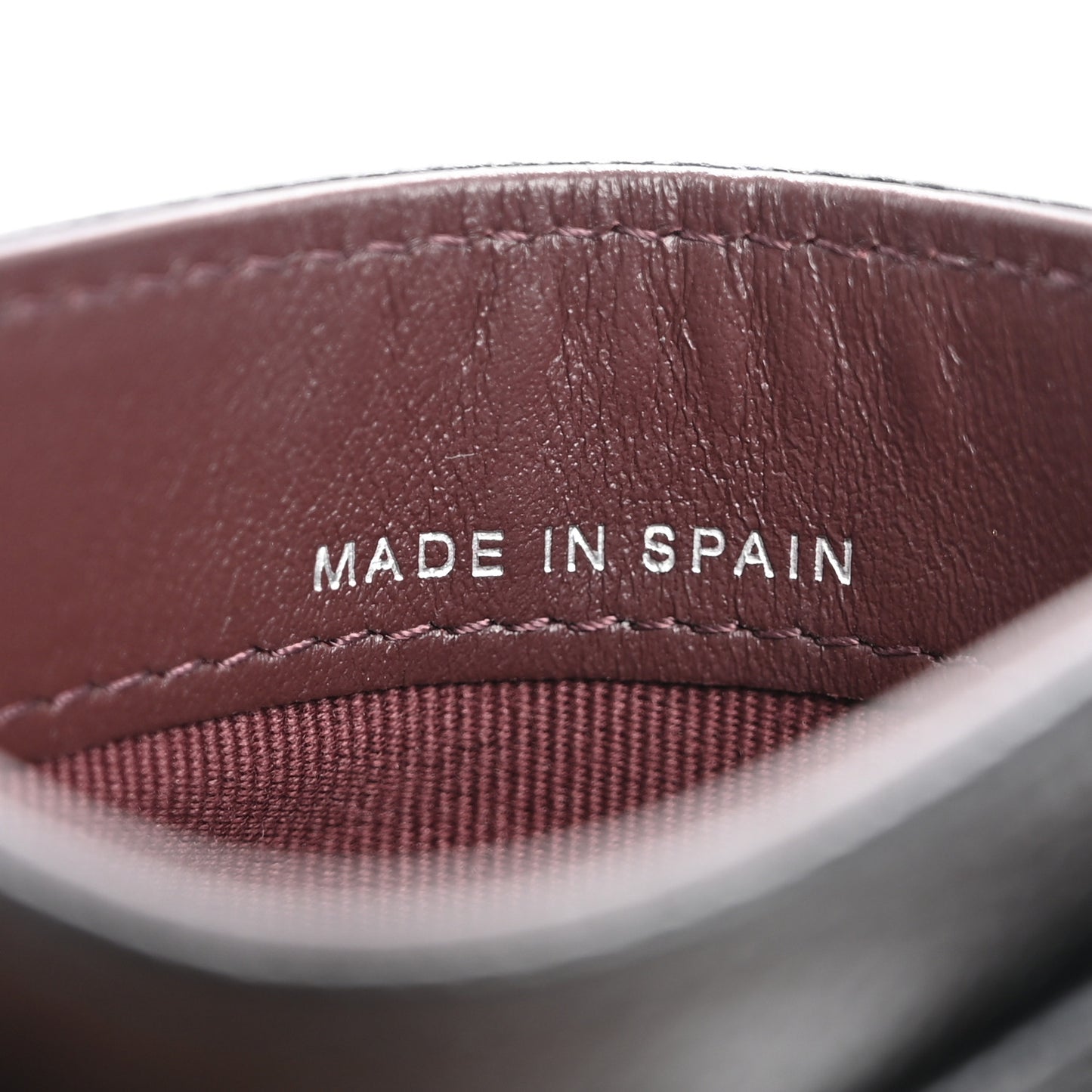 Caviar Quilted Card Holder Black