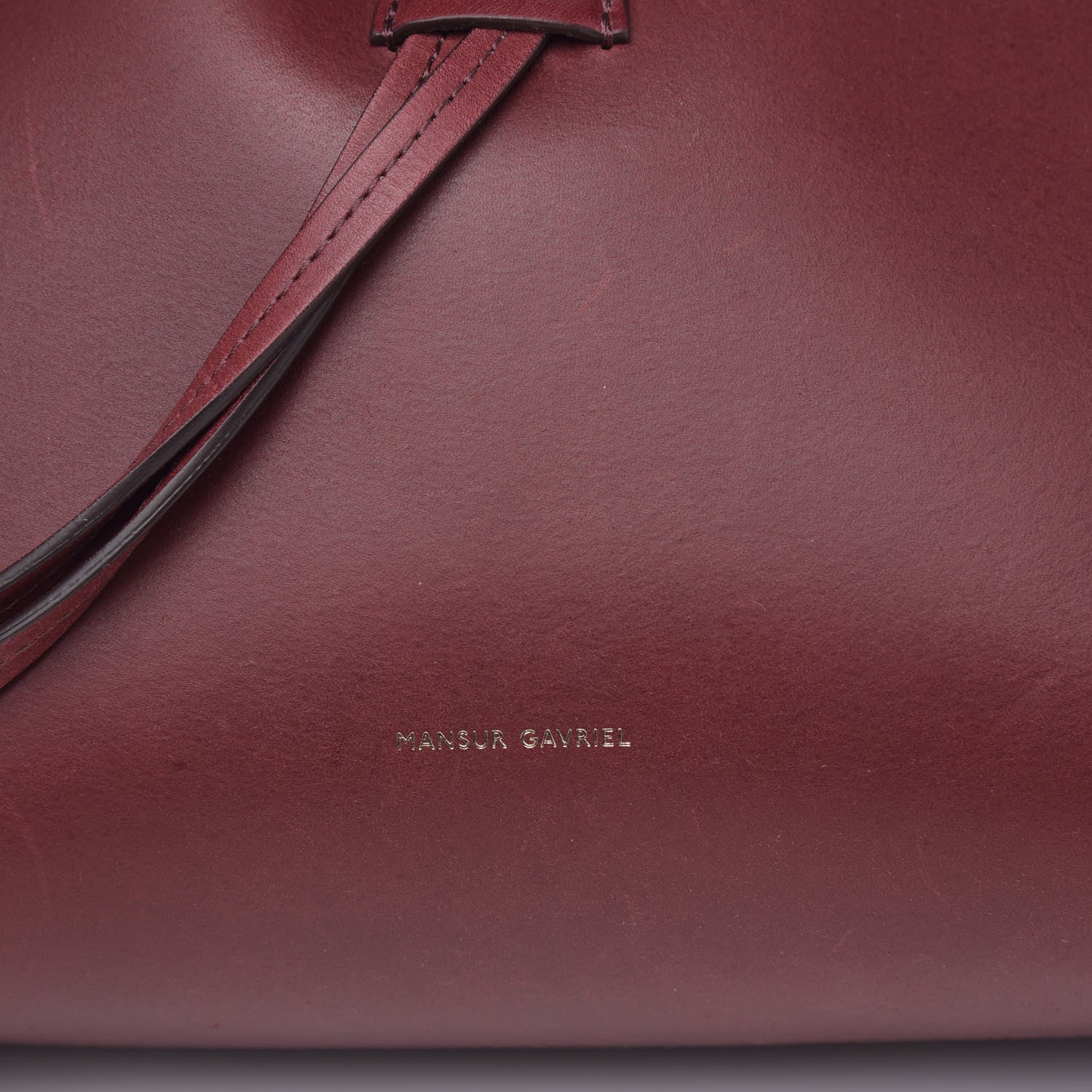 Mansur Gavriel Calfskin Mini Lady Bag Bordo 14 of 17