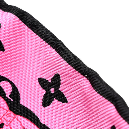 Louis Vuitton Silk Monogram Confidential Square Scarf Black 9 of 10