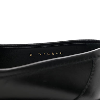 Chanel Lambskin Quilted CC Turnlock Loafers 38 Black 6 of 12