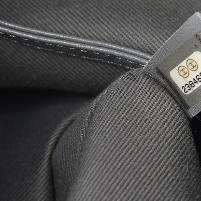 Chanel Canvas Large Deauville Backpack Grey 6 of 9