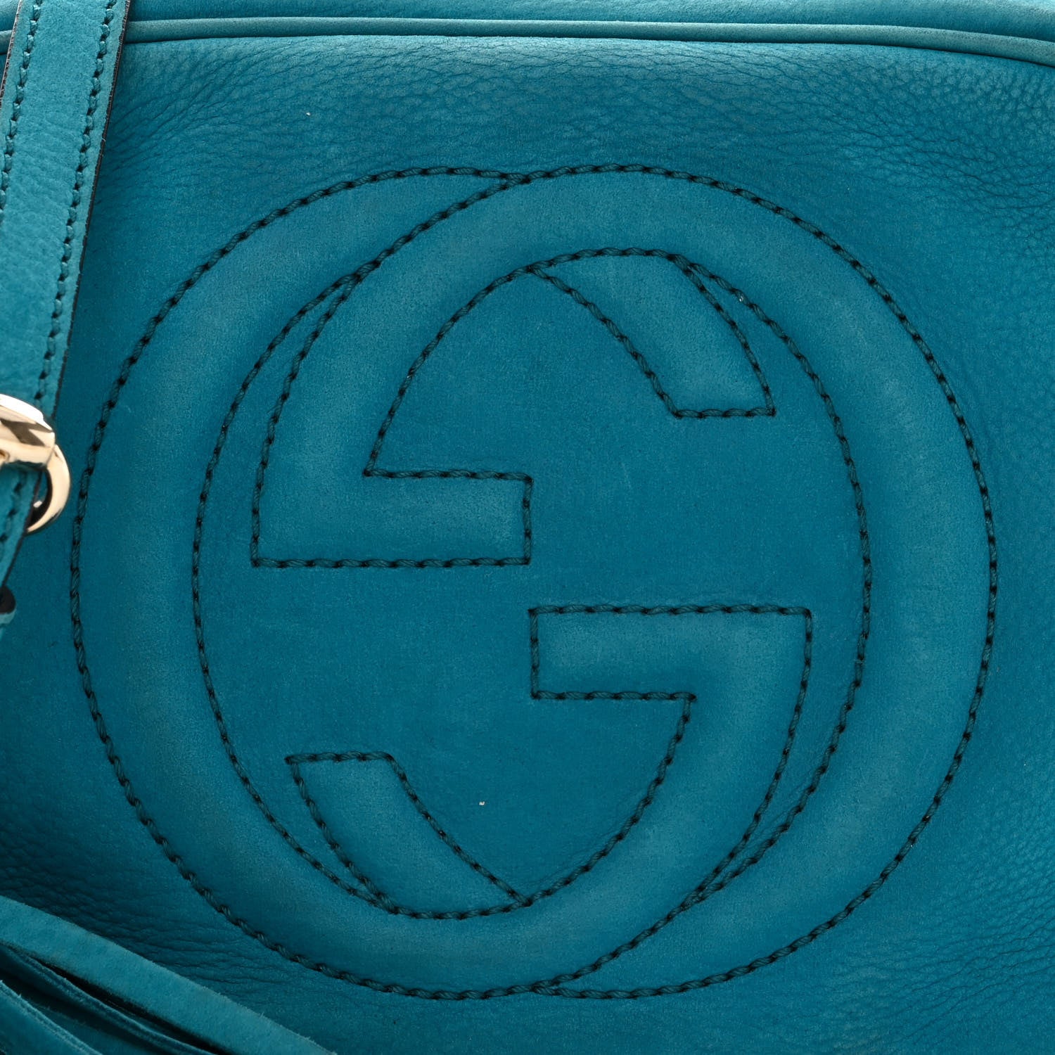 Gucci Vitello Range Small Soho Disco Bag Deep Cobalt 8 of 12