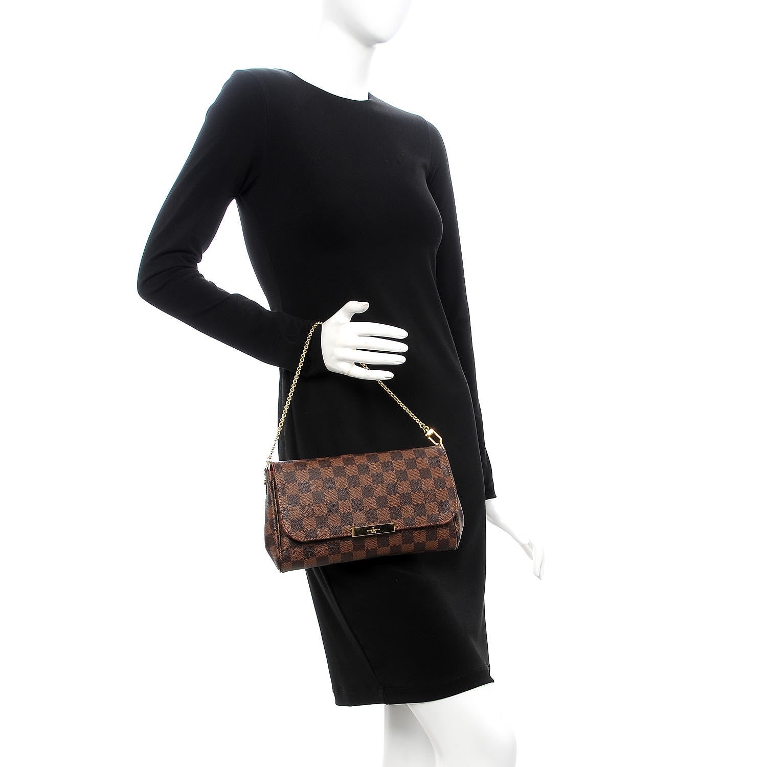 Louis Vuitton Damier Ebene Favorite MM 2 of 8