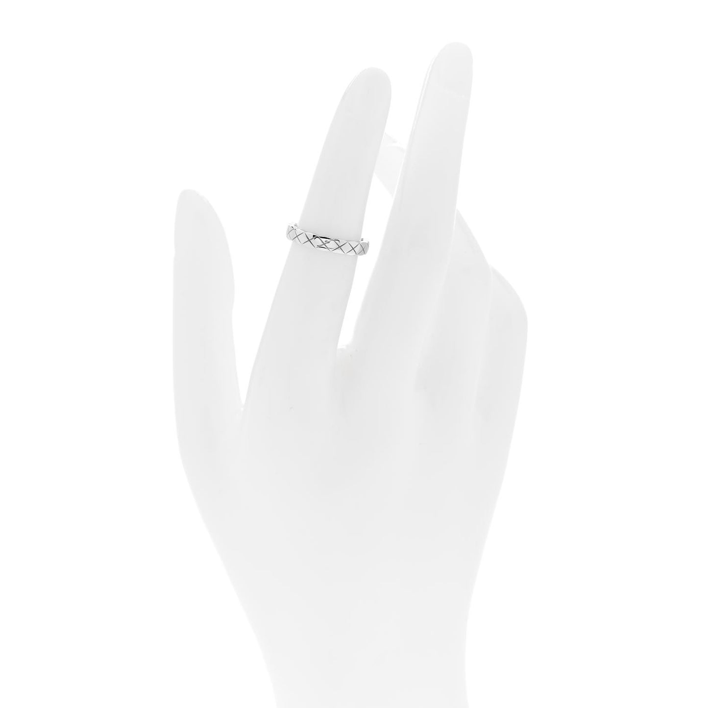 18K White Gold Mini Coco Crush Ring 49 4.75