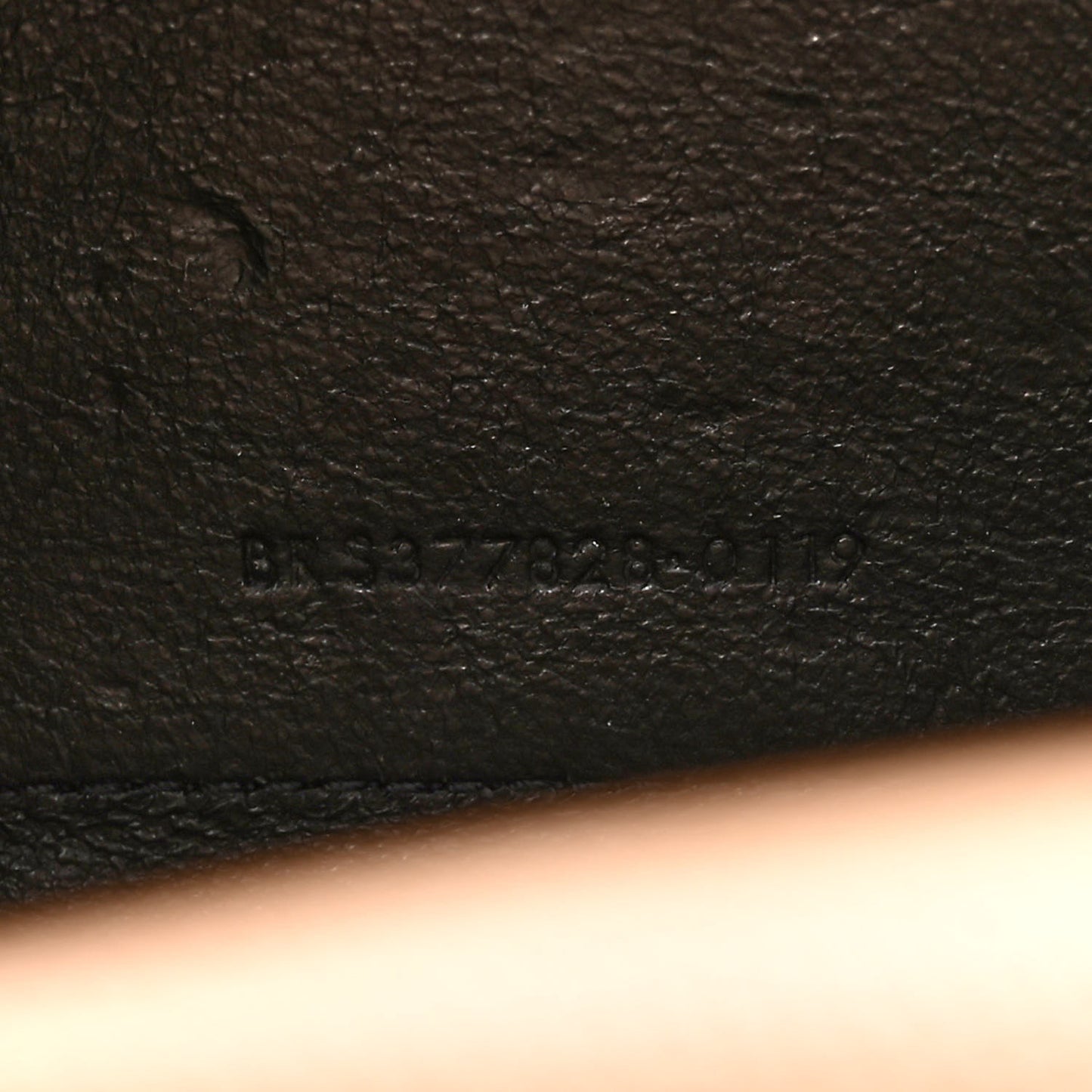 Grain De Poudre Matelasse Chevron Monogram Chain Wallet Dark Natural