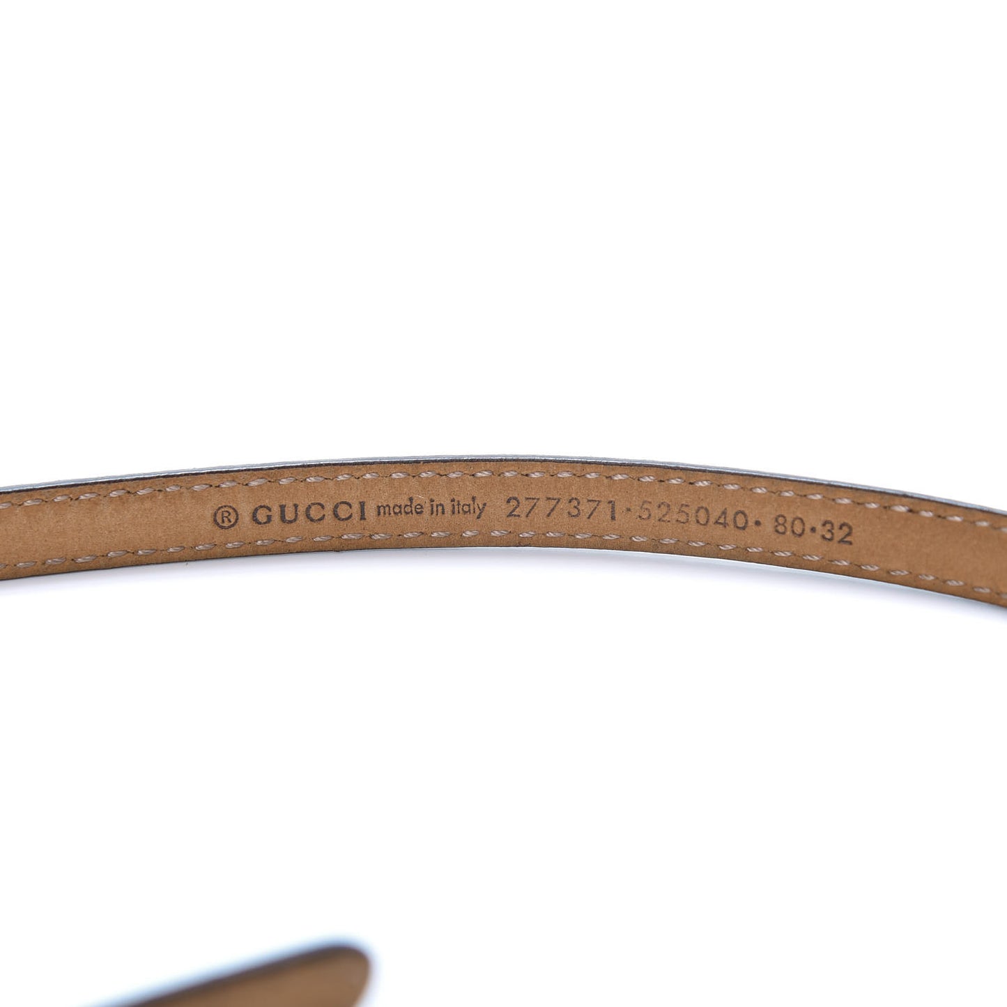 Calfskin 1973 Buckle Skinny Belt 80 32 Deep Cobalt