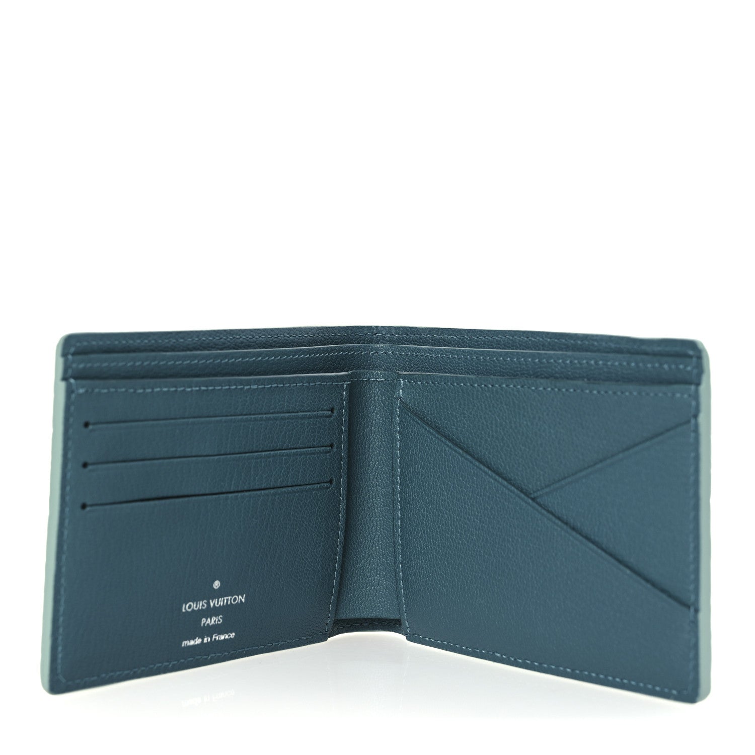 Louis Vuitton Crocodile Multiple Wallet Blue Pool 5 of 8