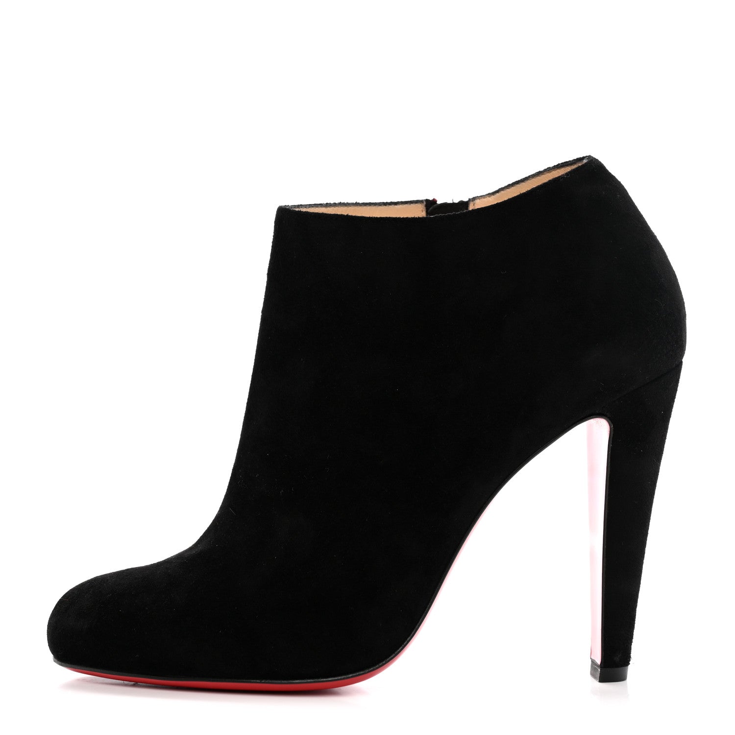 Christian Louboutin Veau Velours Bella Top 120 Ankle Boots 41 Black 1 of 11