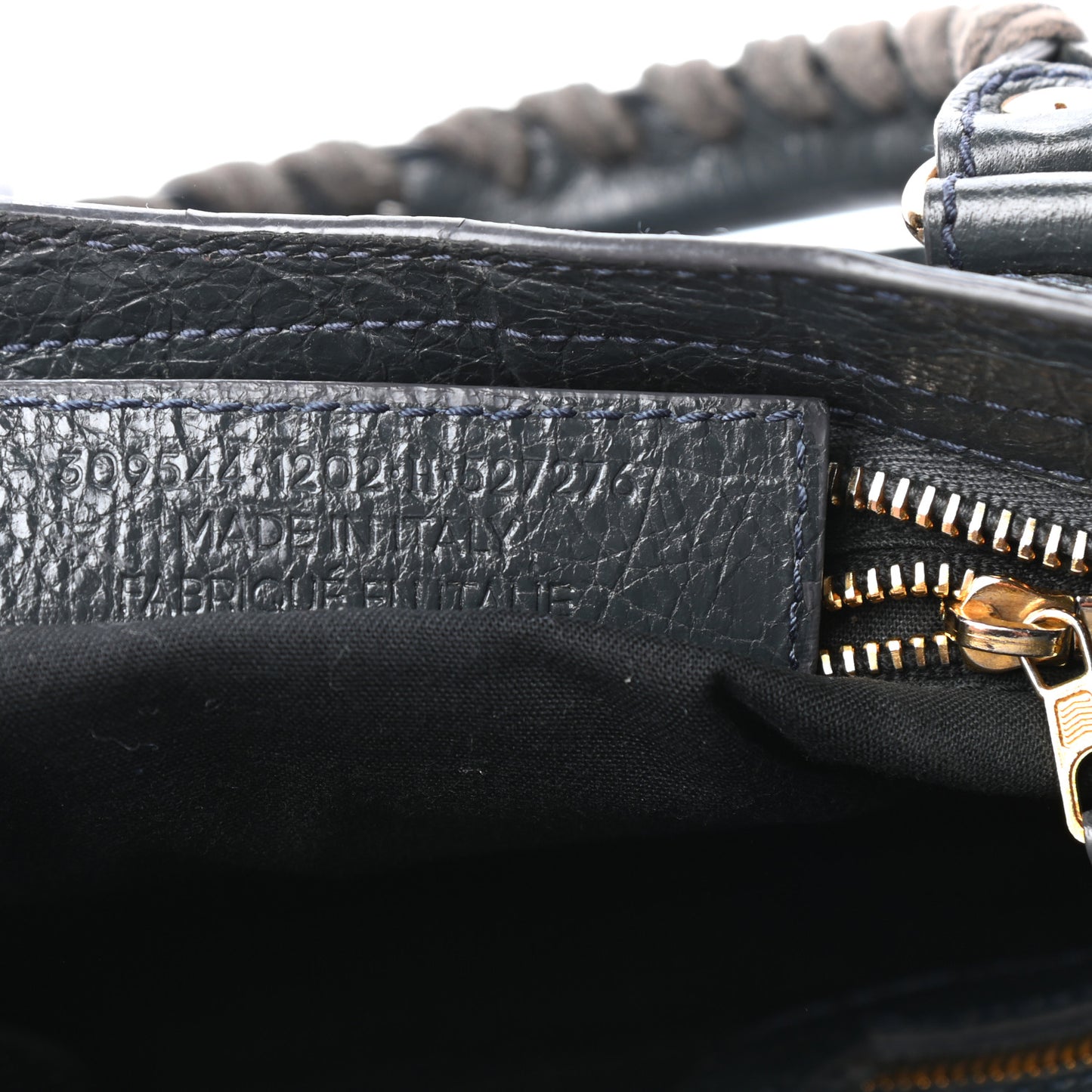 Agneau Giant 12 Gold Hardware Mini City Anthracite