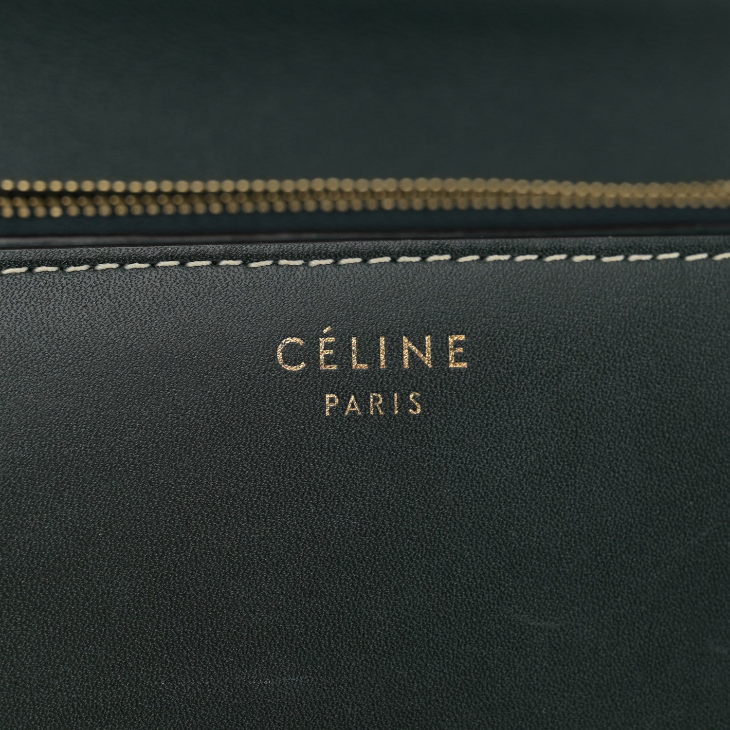 Celine Box Calfskin Medium Classic Box Flap Bag Classic Green 7 of 21
