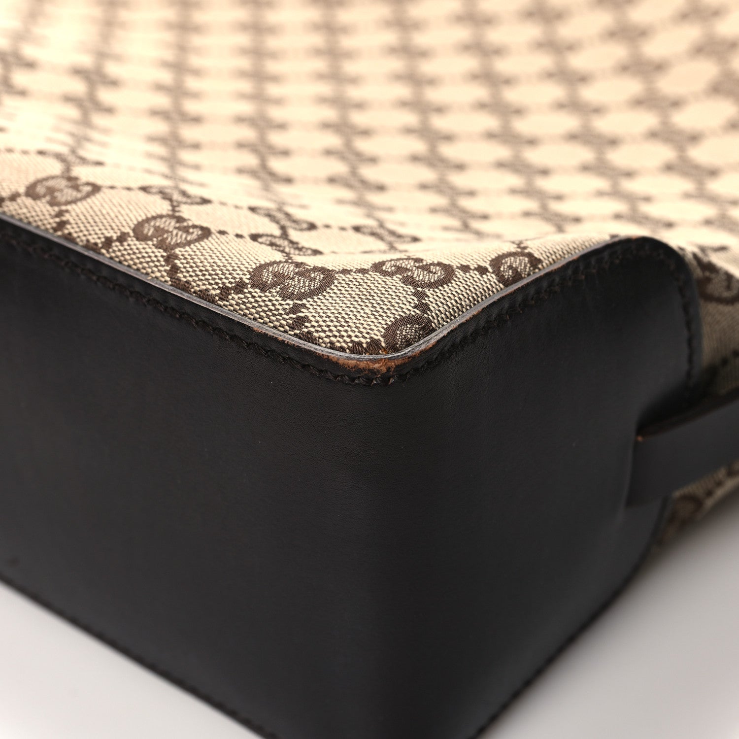 Gucci Monogram Tote Brown 12 of 14