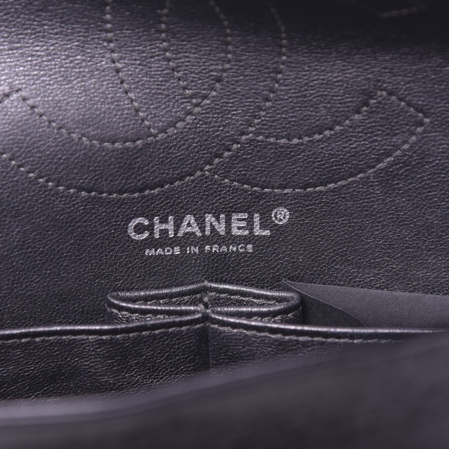 Chanel Metallic Aged Calfskin Quilted 2.55 Reissue 226 Flap Black 6 of 13