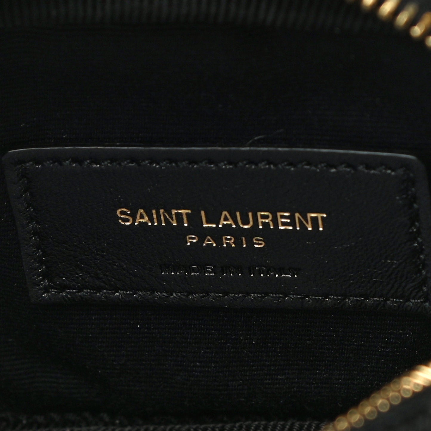 Grain De Poudre Matelasse Monogram Baby Lou Camera Bag Black