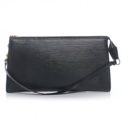 Louis Vuitton Epi Pochette Accessories 21 Black 1 of 7
