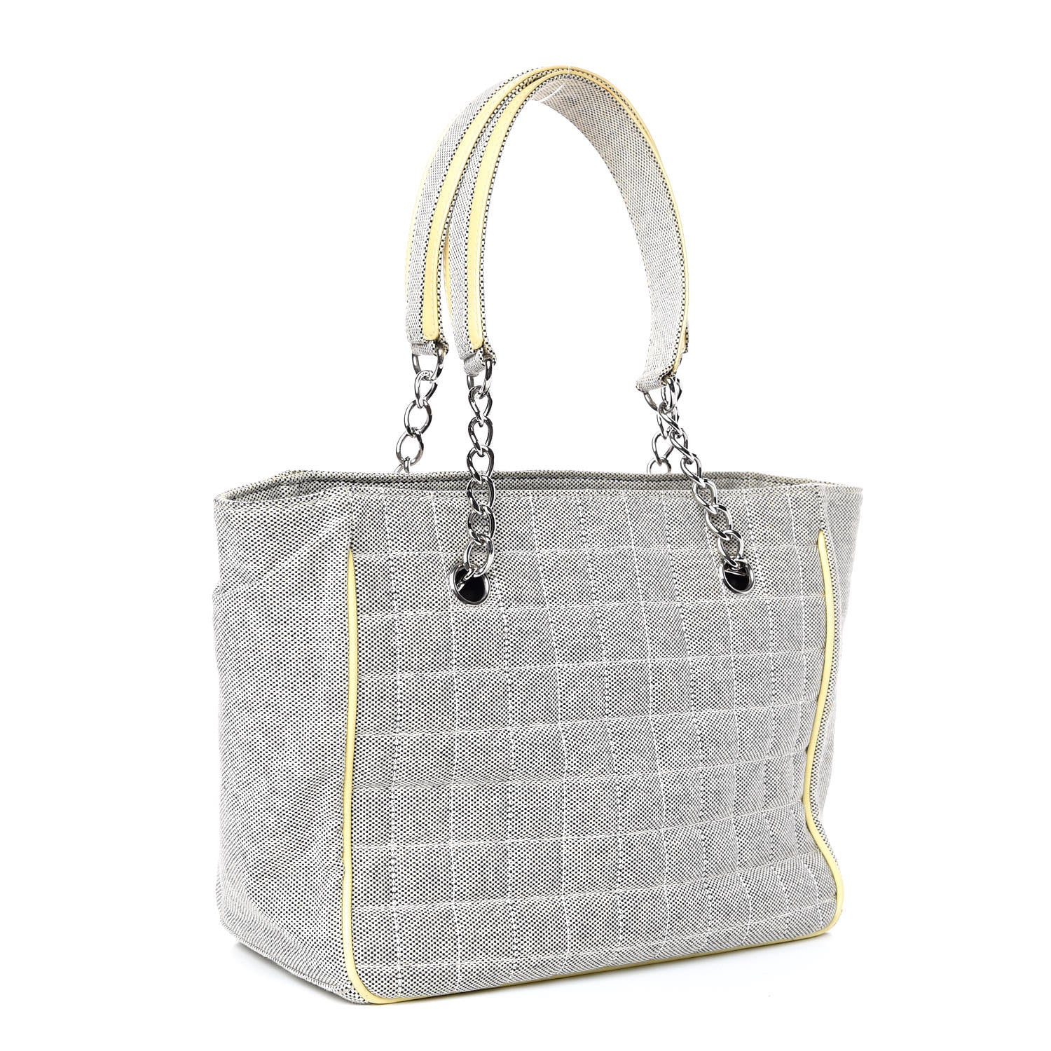 Chanel Canvas Camellia N°5 Tote Beige Black 3 of 9
