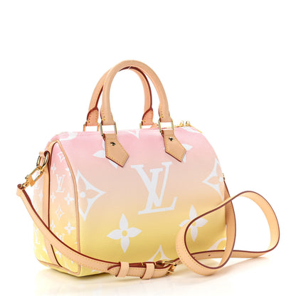 Louis Vuitton Monogram Giant By The Pool Speedy Bandouliere 25 Light Pink 3 of 11