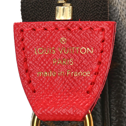 Louis Vuitton Monogram 2021 Christmas Animation London Mini Pochette Accessories Red 6 of 8